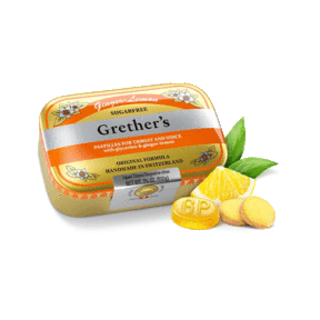 Grether’s Pastilles Ginger-Lemon ohne Zucker