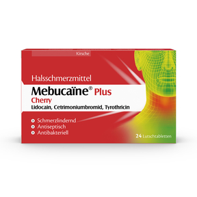 Mebucaïne Plus Cherry Lutschtablette